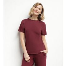 DIM T-shirt de sport femme thermorégulateur en jersey Bordeaux Dim Move