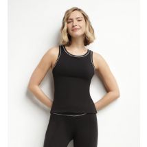 DIM Débardeur de sport femme thermorégulateur en jersey Noir Dim Move