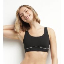 DIM Haut de maillot de bain femme en microfibre Noire Dim Move