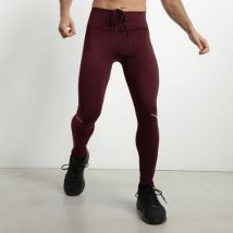 DIM Legging de sport ajustable homme en microfibre Bordeaux Dim Move