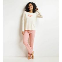 DIM Ensemble pyjama pantalon femme Beige Don’t Disturb