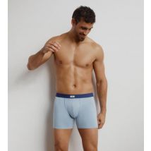 DIM Boxer homme long en coton Azur Dim Trendy