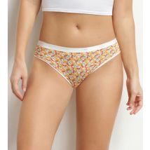 DIM Lot de 5 slips femme coton stretch motif liberty Les Pockets