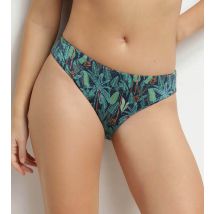 DIM Bas de maillot de bain culotte motif tropical Dim Swimwear