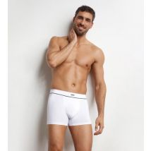 DIM Boxer homme en coton modal Blanc Écru Dim Gentleman