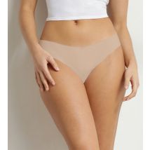 DIM Slip brésilien femme invisible en microfibre Nude Dim