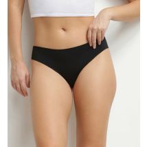 DIM Culotte femme invisible en microfibre Noir Dim