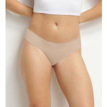 DIM Culotte femme invisible en microfibre Nude Dim