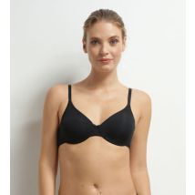 DIM Soutien-gorge à armatures en microfibre Noir Dim Invisible