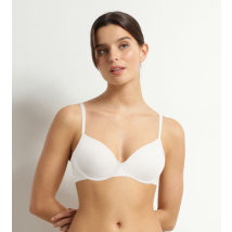 DIM Soutien-gorge corbeille en microfibre Blanc Dim Invisible