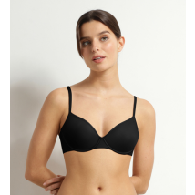 DIM Soutien-gorge corbeille en microfibre Noir Dim Invisible