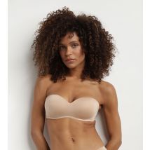 DIM - Soutien-gorge bandeau sans armatures new skin InvisiFree de Dim - taille 90C - Polyamide,Polyester,Coton,Elasthanne