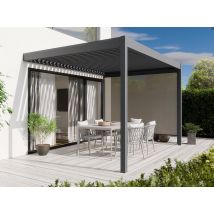 Zenith 3x4m avec store lateral 3m - anthracite