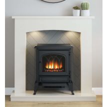 Flare Woodbridge Micro Marble Inglenook Fireplace