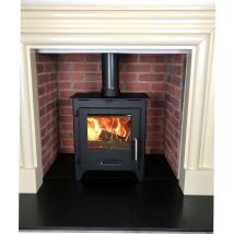 Bohemia X40 Cube Cast Iron Door Wood Burning / Multifuel Ecodesign Stove