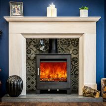 Woodford Lowry 5XL Widescreen Wood Burning / Multifuel Ecodesign Stove