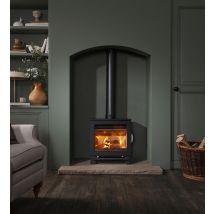 Arada M Series Steel Wood Burning Ecodesign Widescreen Stove