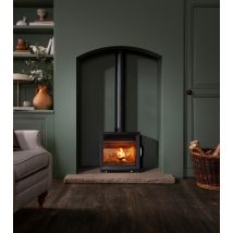 Arada M Series Cast Wood Burning Ecodesign Widescreen Stove