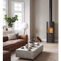 Scan 84-2 Classic Black Wood Burning Ecodesign Cylinder Stove