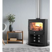 Saltfire ST-X Wide 5kW Tall Wood Burning / Multifuel Ecodesign Stove