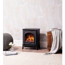 Gazco Stockton2 Small Electric Stove Matt Black Finish