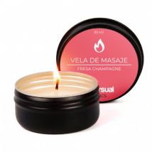 Vela de Masaje Fresa y Champagne 30 ml