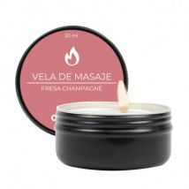 Vela de Masaje Fresa y Champagne 30 ml