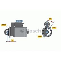 Bosch 0001107046 Starter Motor