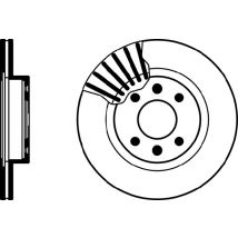 Mintex MDC366 Pair Of Vented front Brake Disc