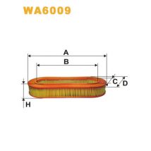 Wix WA6009 Car Air Filter Elipse type