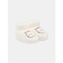 Chaussons de naissance en tricot motif chat - 1516 - Du Pareil Au Même
