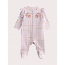 Grenouillère rose à carreaux pour bébé fille - 18M - Du Pareil Au Même