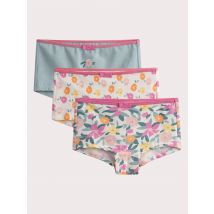 Shorty fleurs lot de 3 pour enfant fille - 10A - Du Pareil Au Même