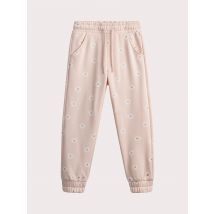 Jogging rose pale imprimé pâquerettes - 6A - Du Pareil Au Même