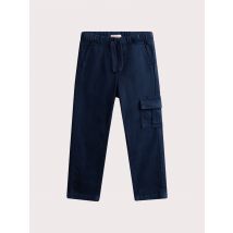 Pantalon Bleu Coupe Cargo - 7A - Du Pareil Au Même