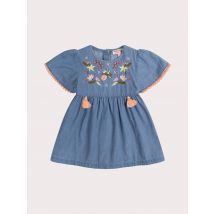 Robe Denim Pour pour Bébé - Fille - 12 mois - Du Pareil Au Même
