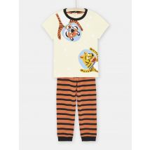 Pyjama Beige Et Orange À Motifs Tigres - Garçon - 2 ans - Du Pareil Au Même