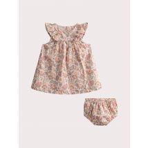 Robe À Imprimé Fleuri Pour pour Bébé - Fille - 24 mois - Du Pareil Au Même