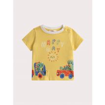 T-shirt Jaune Pour pour Bébé - Garçon - 18 mois - Du Pareil Au Même