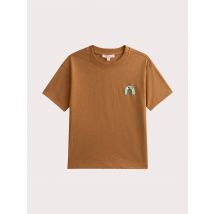 T-shirt Marron Détail Fantaisie - 10 ans - Du Pareil Au Même