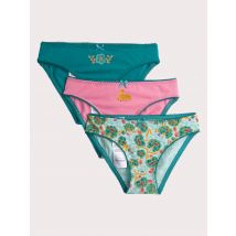 Lot De 3 Culottes Imprimées Pour - Fille - 4 ans - Du Pareil Au Même