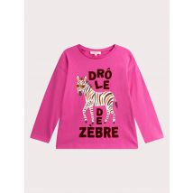 Tee Shirt Manches Longues Rose - 6 ans - Du Pareil Au Même