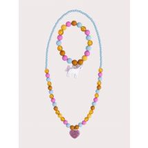 Parure Collier Et Bracelet Licorne Pour - Fille - Taille Unique - Du Pareil Au Même