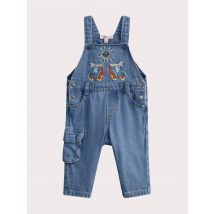 Salopette En Jean Pour pour Bébé - Garçon - 9 mois - Du Pareil Au Même