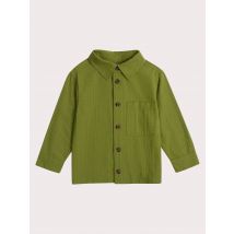 Surchemise Gaufrée Verte - 4 ans - Du Pareil Au Même