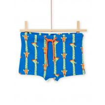 Maillot De Bain Bleu À Imprimé Girafes pour Enfant - Garçon - 10 ans - Du Pareil Au Même