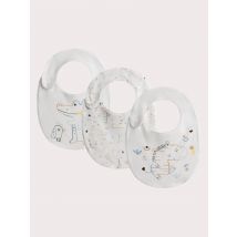 Lot De 3 Bavoirs Motif Zèbre - Taille Unique - Du Pareil Au Même