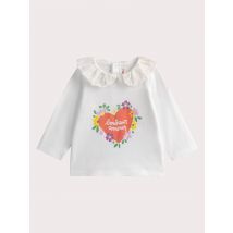 Brassiere Blanc Cassé Pour pour Bébé - Fille - 9 mois - Du Pareil Au Même