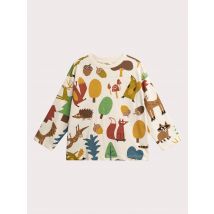 Tee Shirt Manches Longues Blanc - 6 ans - Du Pareil Au Même