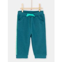 Pantalon Molleton Piqué Vert Bouteille pour Bébé Garcon - 3 mois - Du Pareil Au Même
